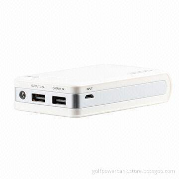 7,800mAh power bank, elegant book-shaped design, dual USB output ports